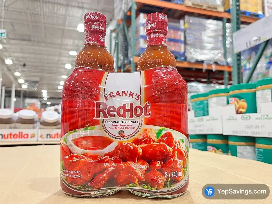 FRANKS RED HOT CAYENNE PEPPER SAUCE 2X740 mL - Costco Canada (ITM 1145564)