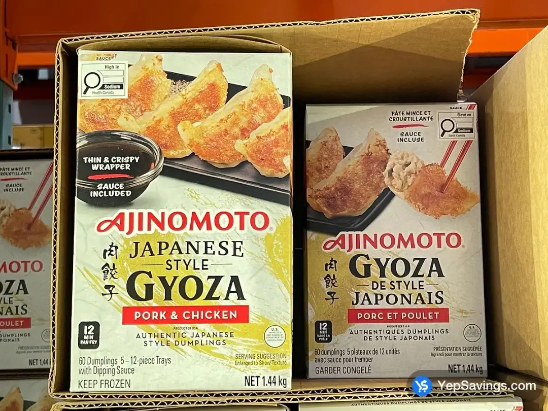 AJINOMOTO PORK & CHICKEN GYOZA 1.44 kg - Costco Canada (ITM 2763967)