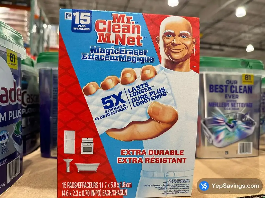 MR . CLEAN MAGIC ERASER PACK OF 15 - Costco Canada (ITM 1379799)