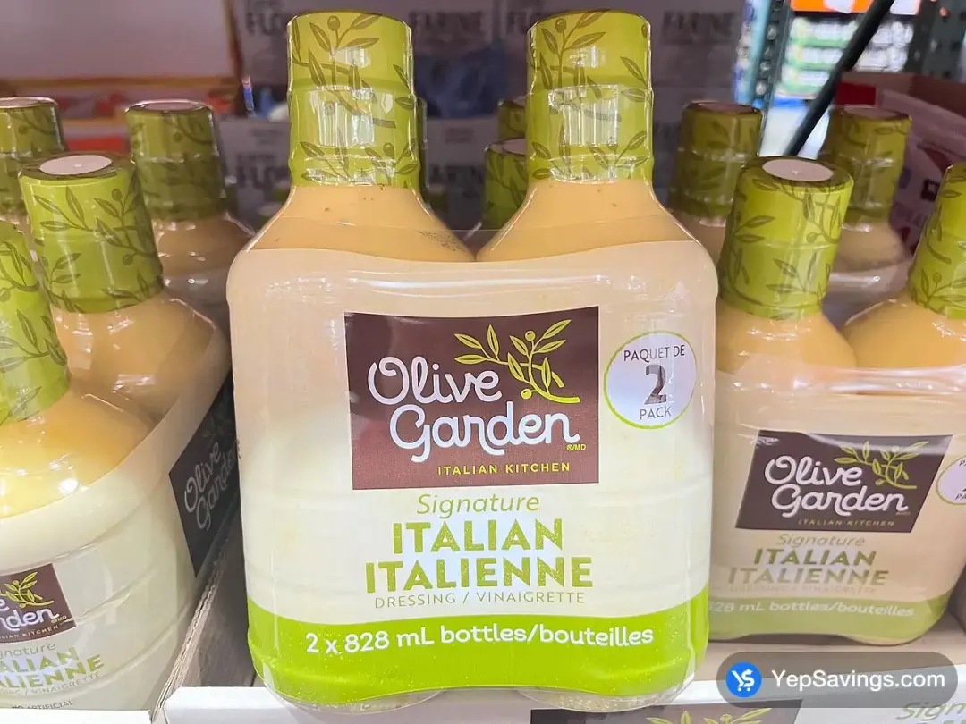 OLIVE GARDEN ITALIAN DRESSING 2 x 828 mL - Costco Canada (ITM 1237428)