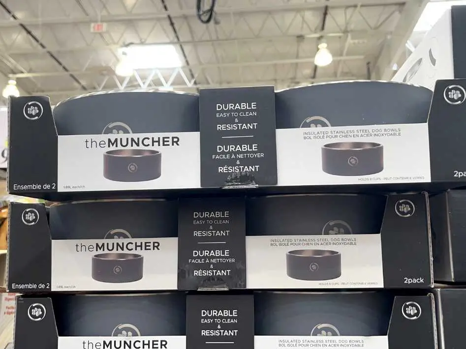 SILVER PAW MUNCHER DOG BOWL PACK OF 2 - Costco Canada (ITM 1026788)