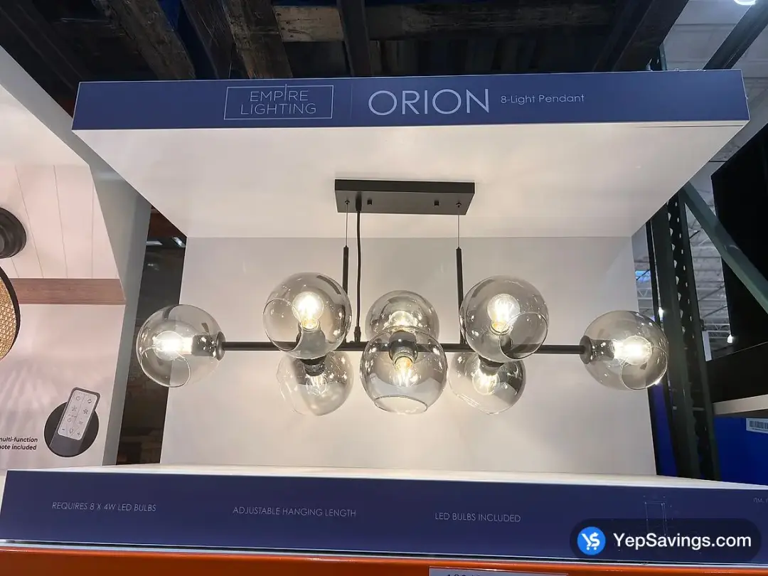 ENCHANTE LITE ORION 8 LIGHT PENDANT - Costco Canada (ITM 1834393)