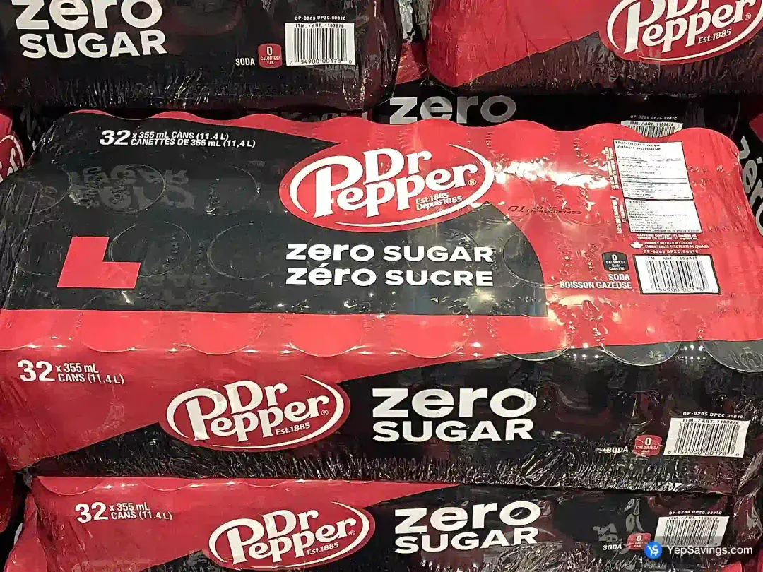 DR . PEPPER ZERO 32 x 355 mL - Costco Canada (ITM 1153876)