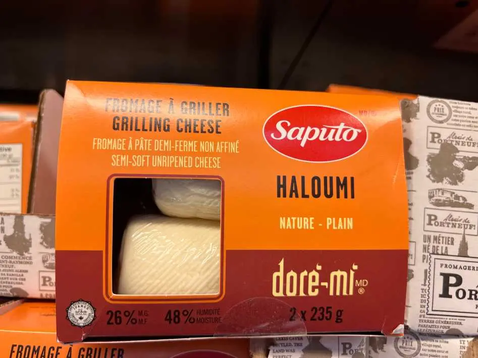 SAPUTO PLAIN HALOUMI CHEESE 2 x 235 g - Costco Canada (ITM 1251638)