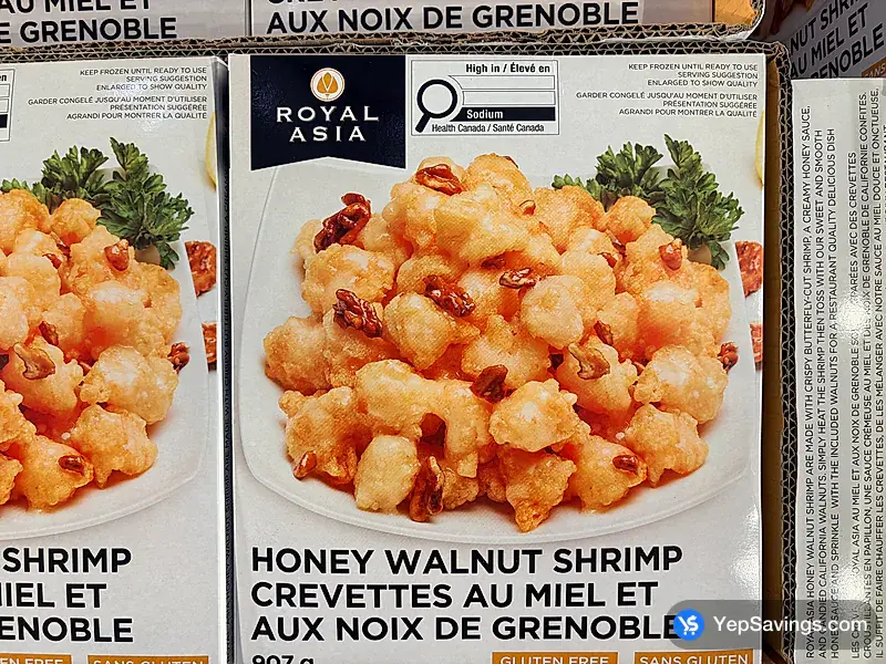 Costco ROYAL ASIA HONEY WALNUT SHRIMP 907 g