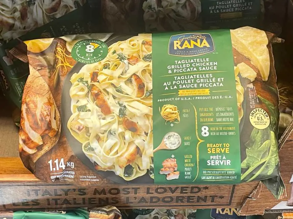 RANA CHICKEN PICCATA PASTA 1.14 kg - Costco Canada (ITM 1352273)