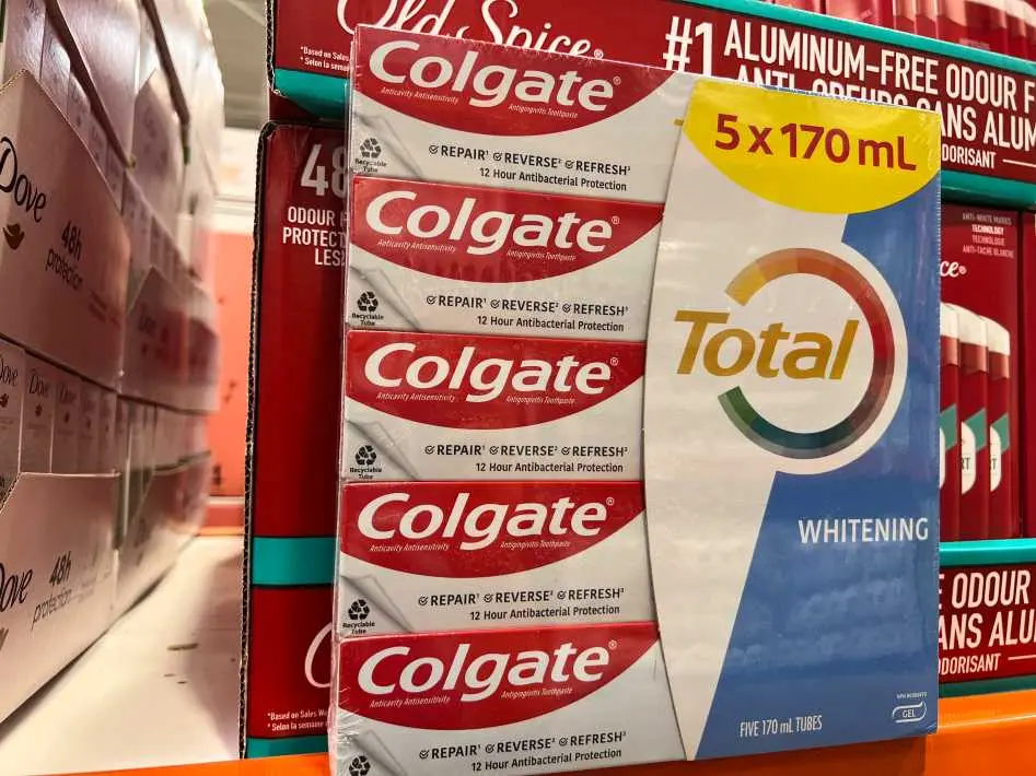 COSTCO COLGATE TOTAL TOOTHPASTE 5X170 mL – (ITM 1291479)
