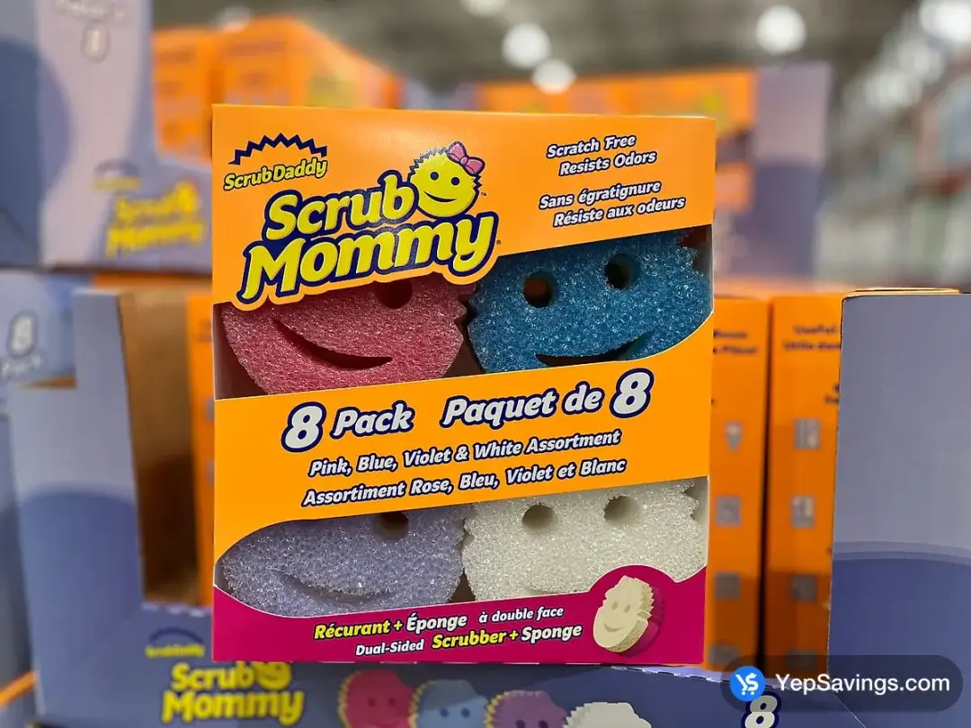 SCRUB MOMMY SPONGES PACK OF 8 - Costco Canada (ITM 1810882)