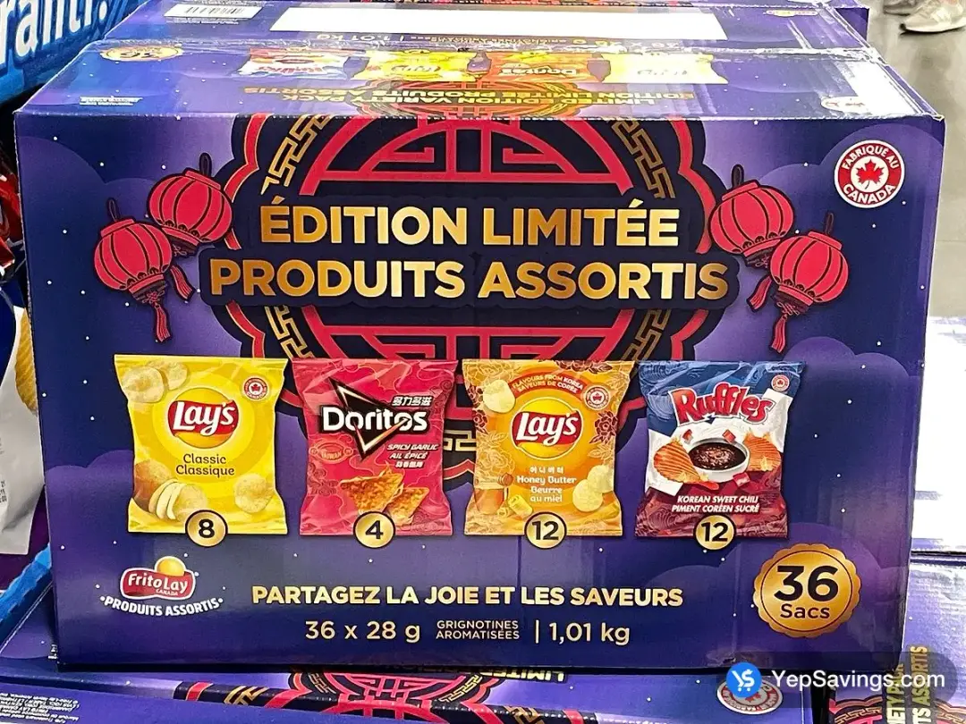 FRITO LAY AUTUMN VARIETY PACK 36 x 28 g - Costco Canada (ITM 1235888)