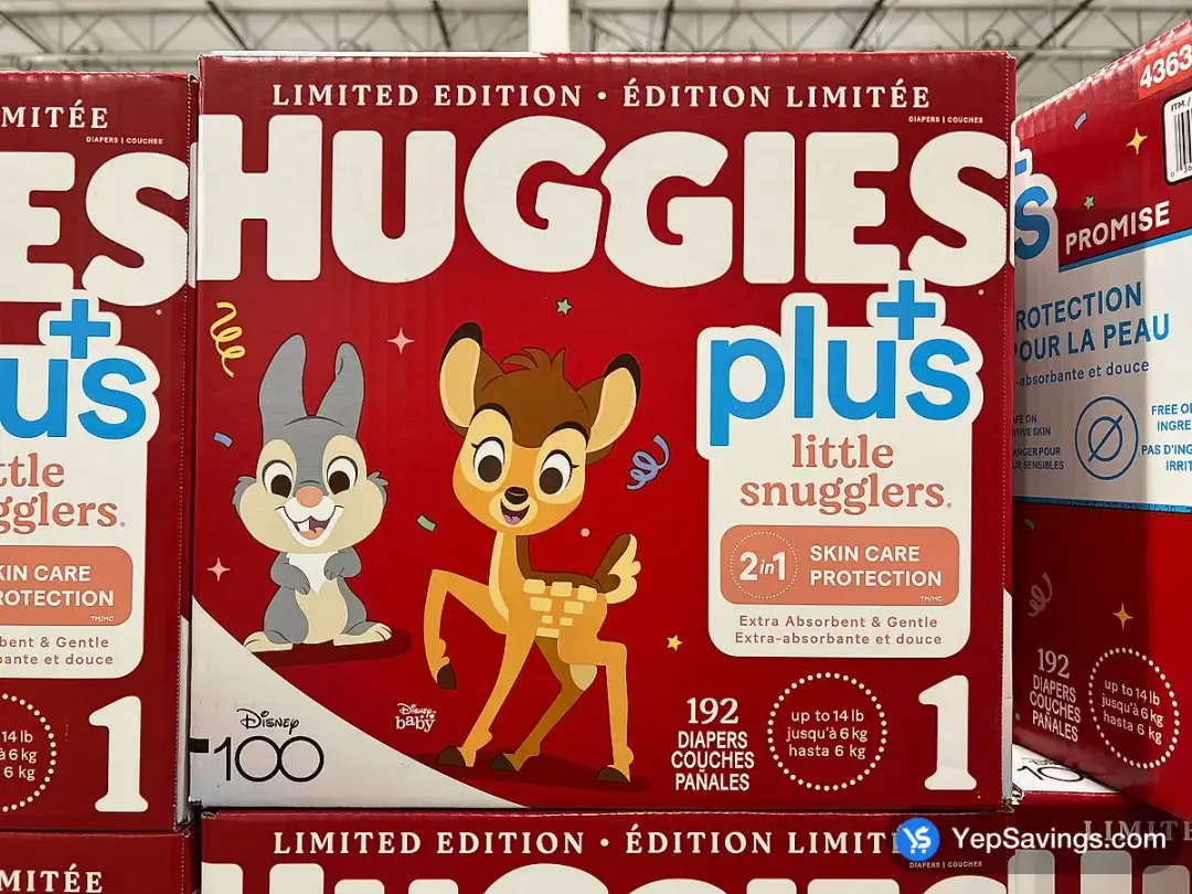 HUGGIES LITTLE SNUGGLE SIZE 1 DIAPERS PACK OF 192 - Costco Canada (ITM 955483)