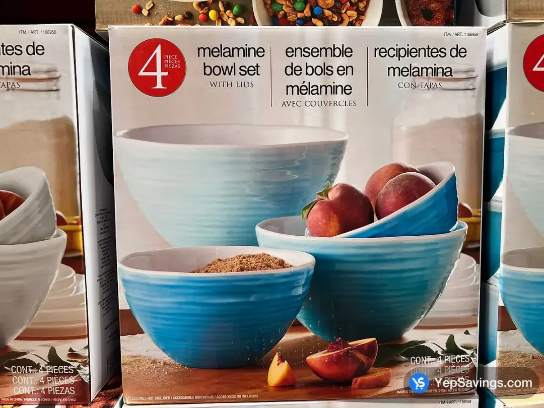 PANDEX MELAMINE MIXING BOWLS 4 PIECES - Costco Canada (ITM 1186958)