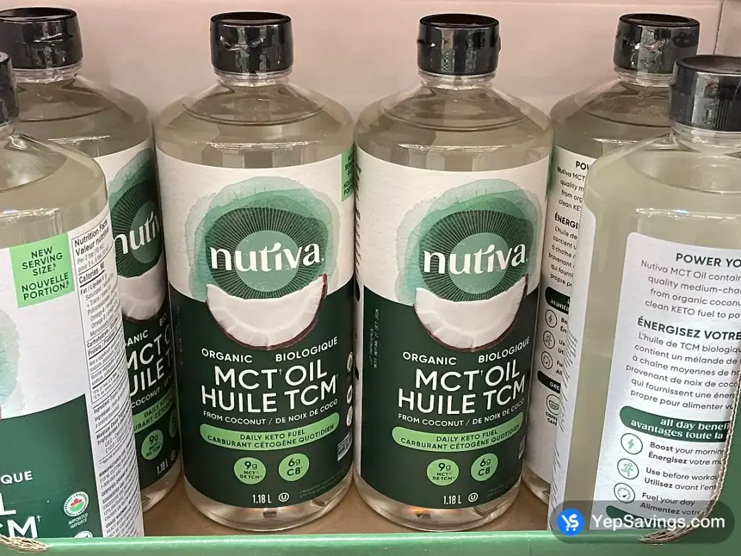 NUTIVA ORGANIC MCT OIL 1.18L - Costco Canada (ITM 2274852)