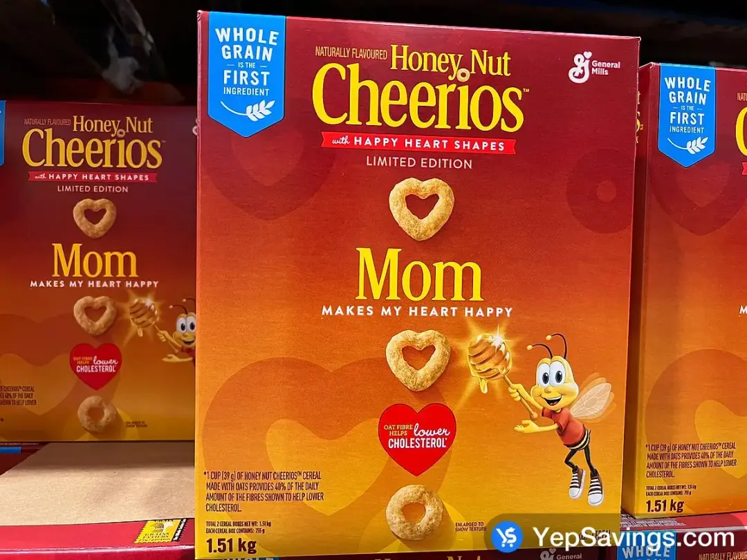 GENERAL MILLS HONEY NUT CHEERIOS 1.51 kg - Costco Canada (ITM 1134668)