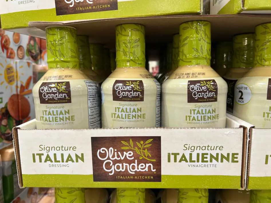 OLIVE GARDEN ITALIAN DRESSING 2 X 709 mL - Costco Canada (ITM 1025898)