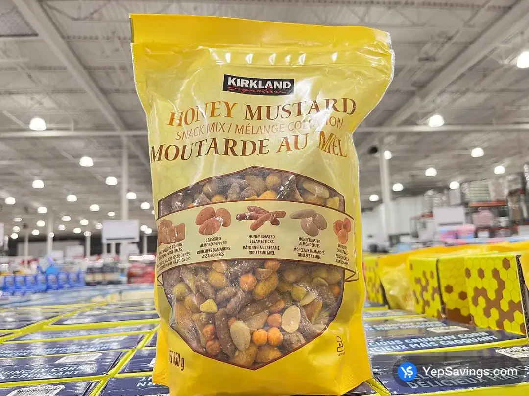 KIRKLAND SIGNATURE HONEY MUSTARD SNACK 850 g - Costco Canada (ITM 1274297)