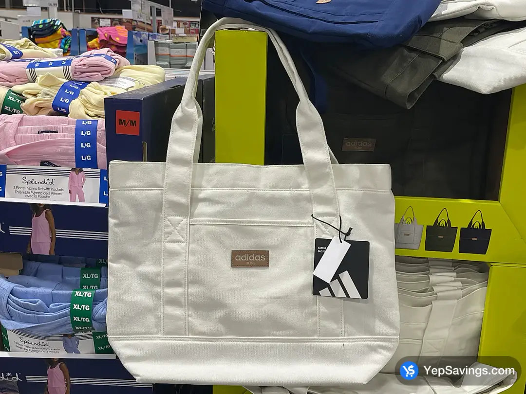 ADIDAS CANVAS TOTE BAG ONE SIZE - Costco Canada (ITM 1967363)
