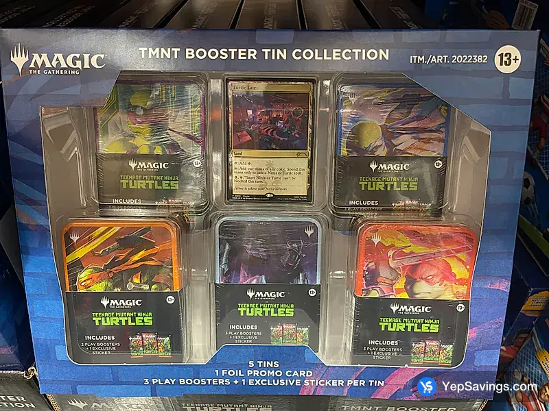 Costco MAGIC THE GATHERING UNIVERSE & BEYOND 5-TIN TNMT