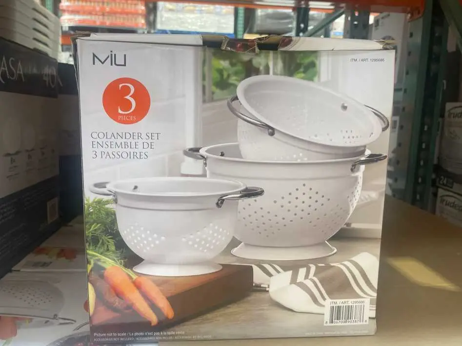 MIU COLANDER SET PACK OF 3 - Costco Canada (ITM 1295686)