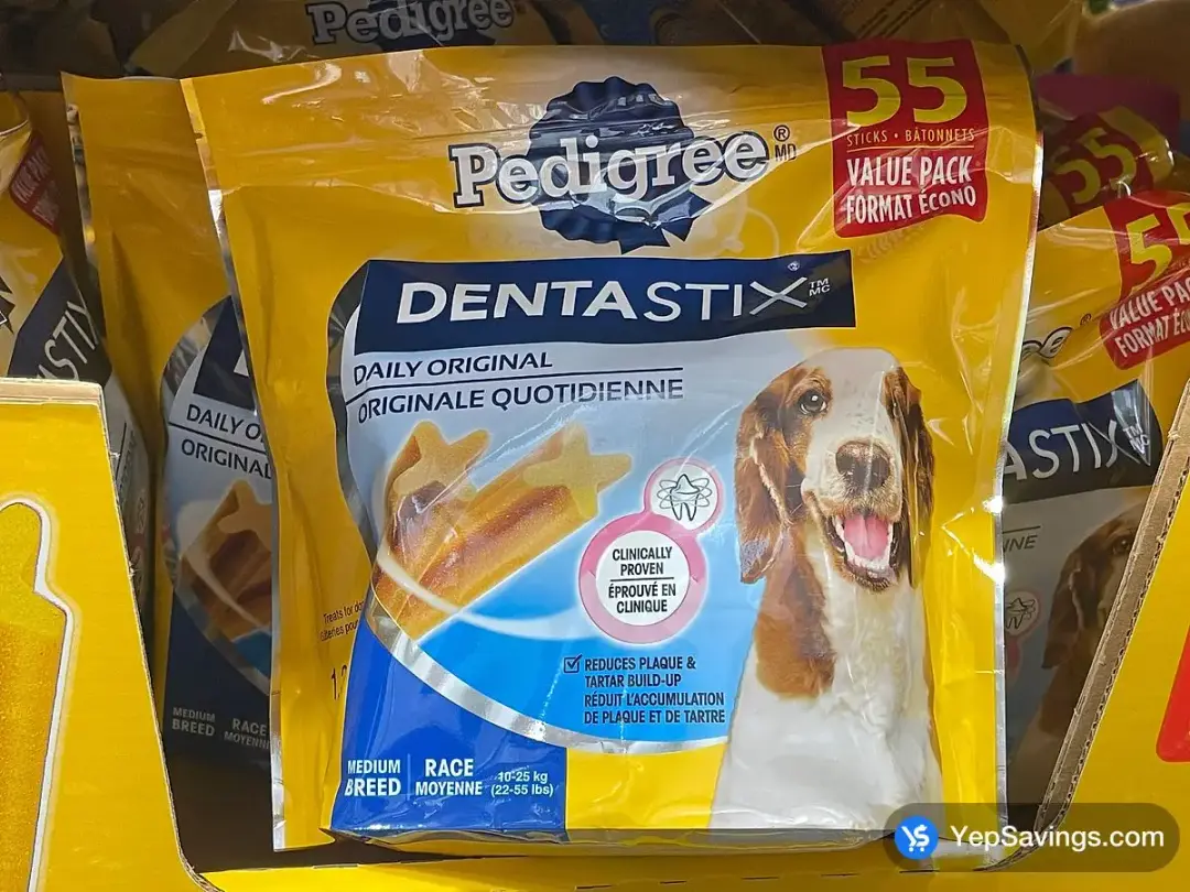 PEDIGREE DENTASTIX PACK OF 55 - Costco Canada (ITM 3212737)