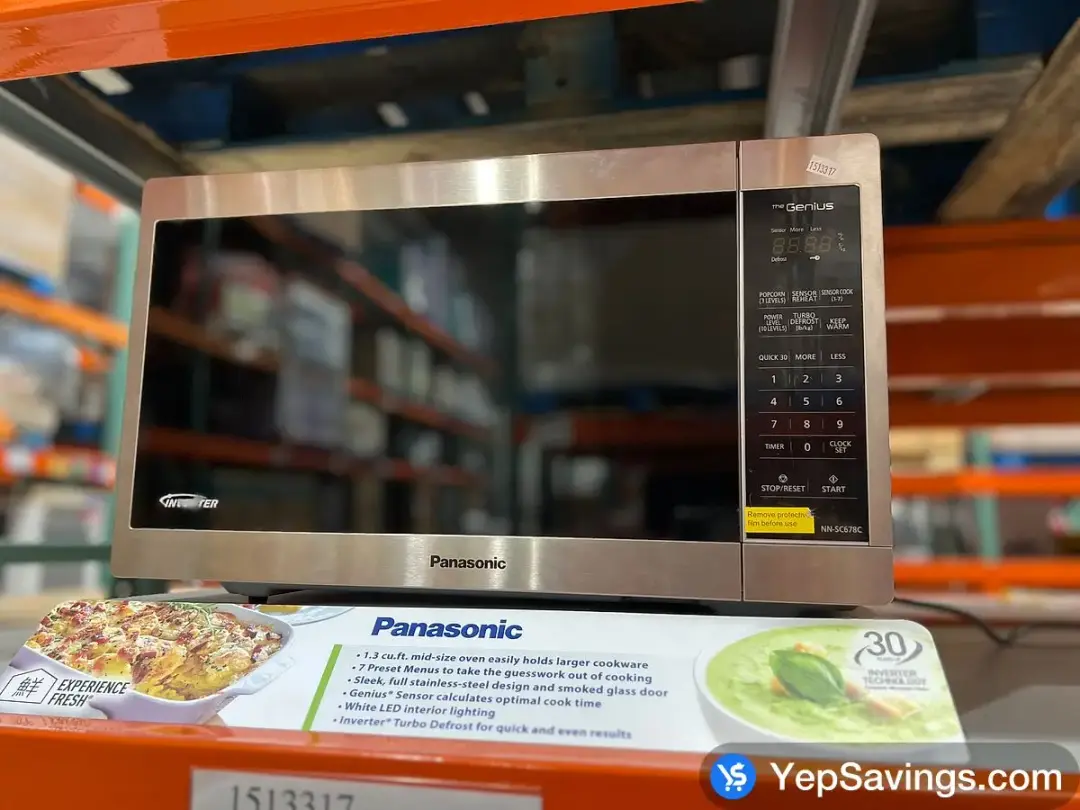 PANASONIC 1.3 CUFT MICROWAVE STAINLESS STEEL - Costco Canada (ITM 1513317)
