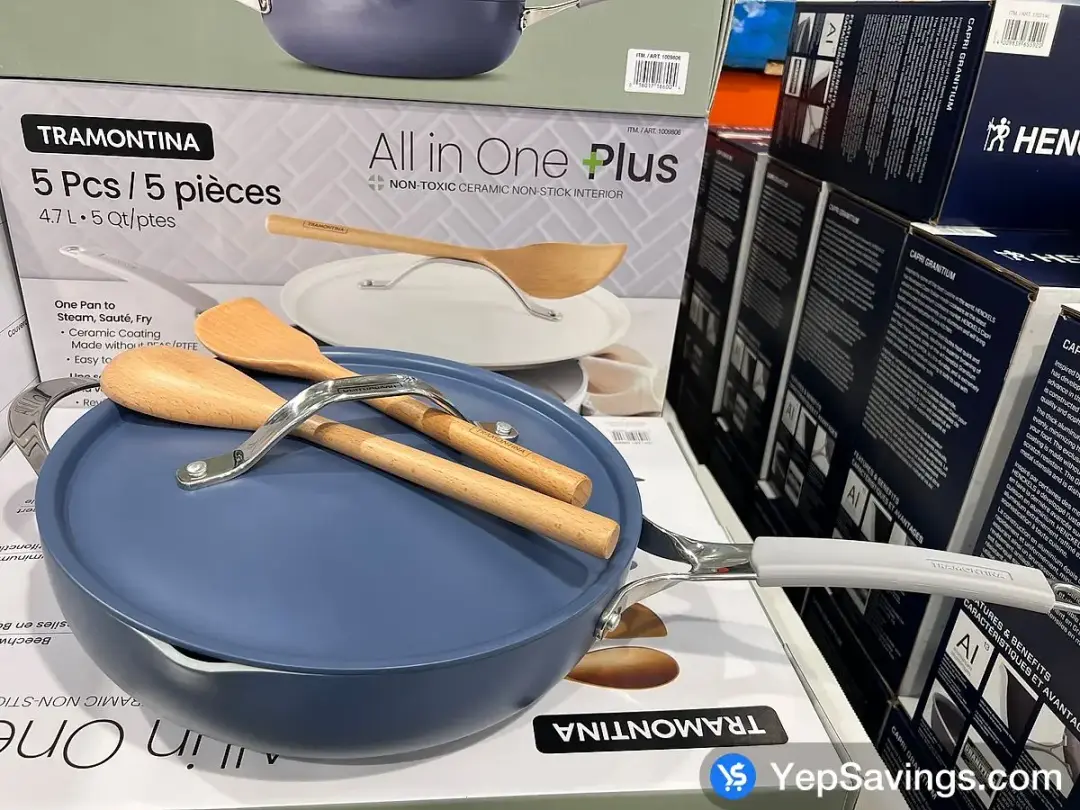 TRAMONTINA ALL IN ONE PLUS PAN 5 PIECES - Costco Canada (ITM 1009806)