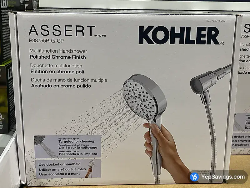 Costco KOHLER HANDSHOWER ASSERT