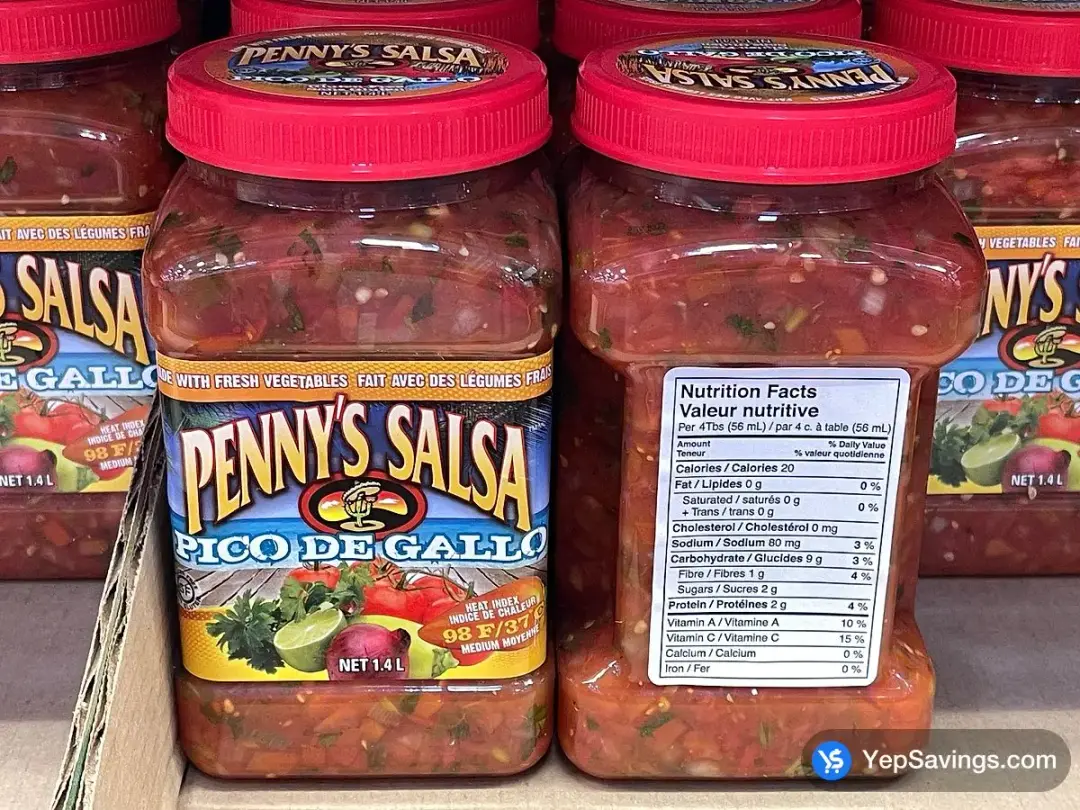 PENNY'S PICO DE GALLO SALSA 1.4 L - Costco Canada (ITM 188041)