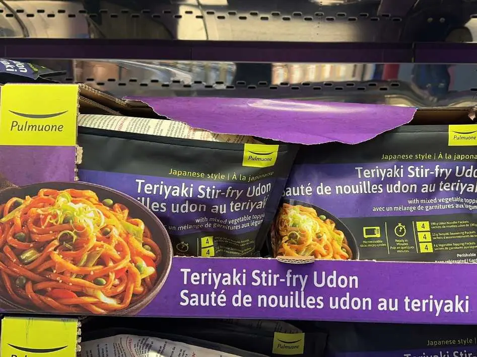 PULMUONE TERIYAKI VEGGIE UDON 833 g - Costco Canada (ITM 1603399)