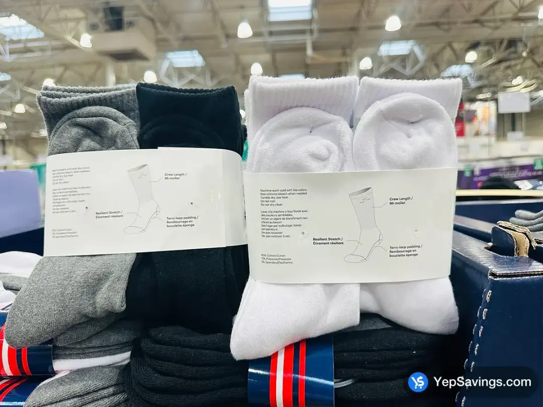 LAZYPANTS CREW SOCKS 8PK LADIES SIZES 5-10 - Costco Canada (ITM 4952111)