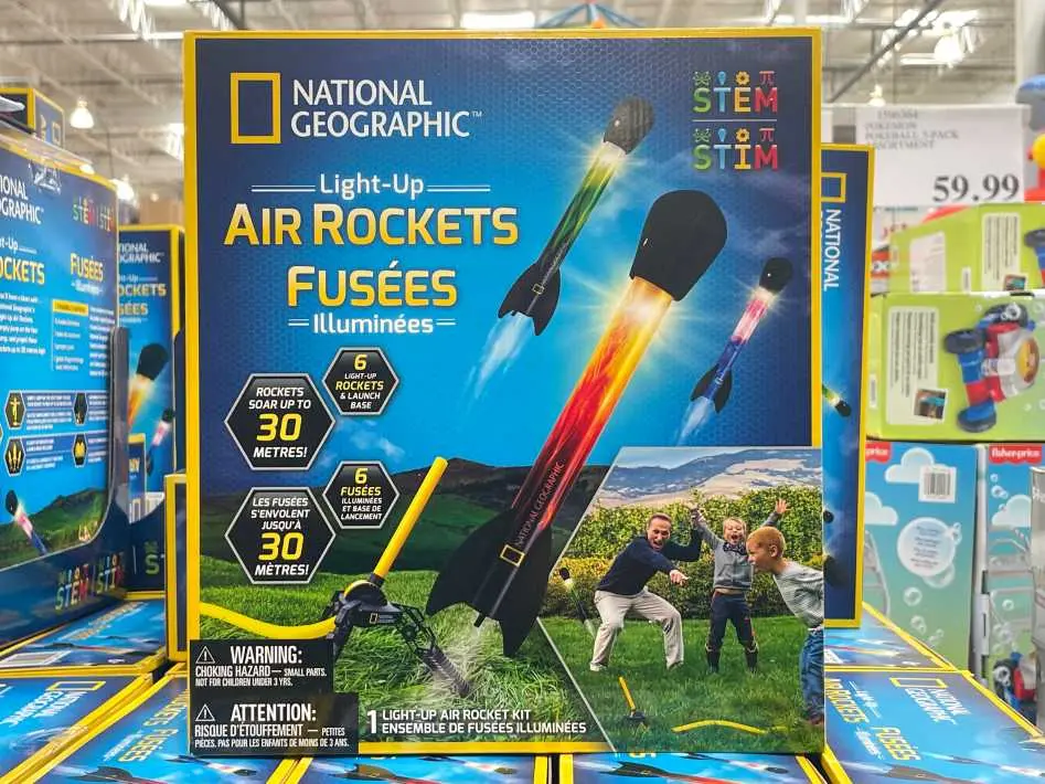 NATIONAL GEOGRAPHIC LIGHT-UP AIR ROCKETS 6 ROCKETS - Costco Canada (ITM 1222500)