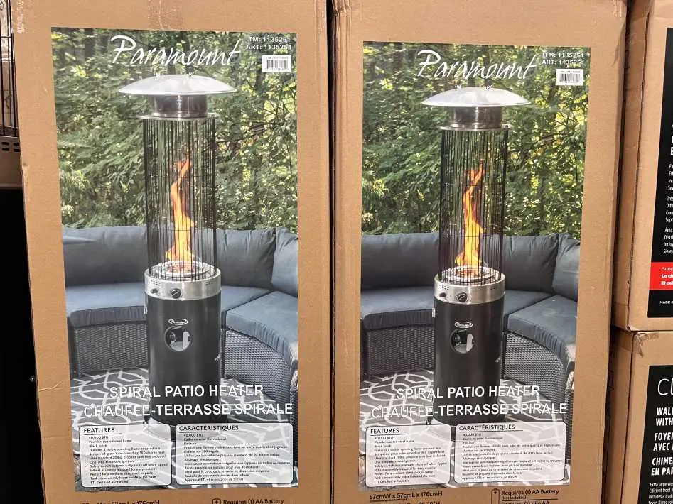 VENTURI SPIRAL FLAME PROPANE PATIO HEATER MODEL PH-F122 - Costco Canada (ITM 1135251)