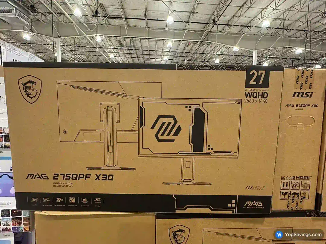 MSI MAG 27" GAMING MONITOR 275QPF X30 - Costco Canada (ITM 8277530)