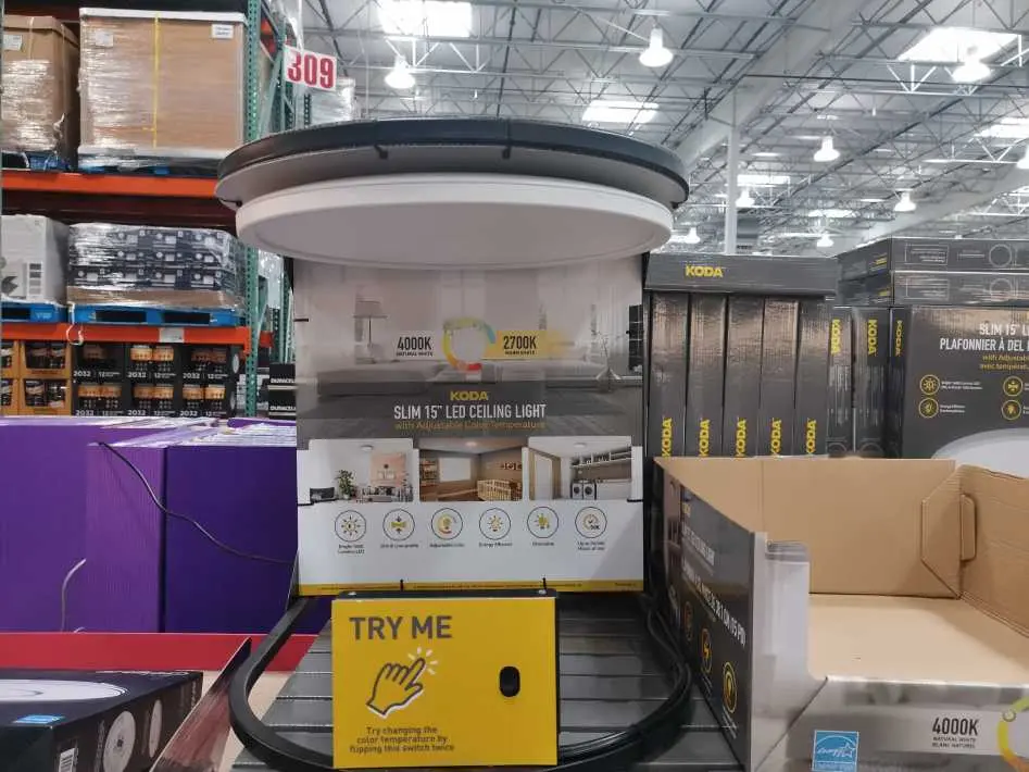 KODA SLIM CEILING LIGHT LED - Costco Canada (ITM 1435543)