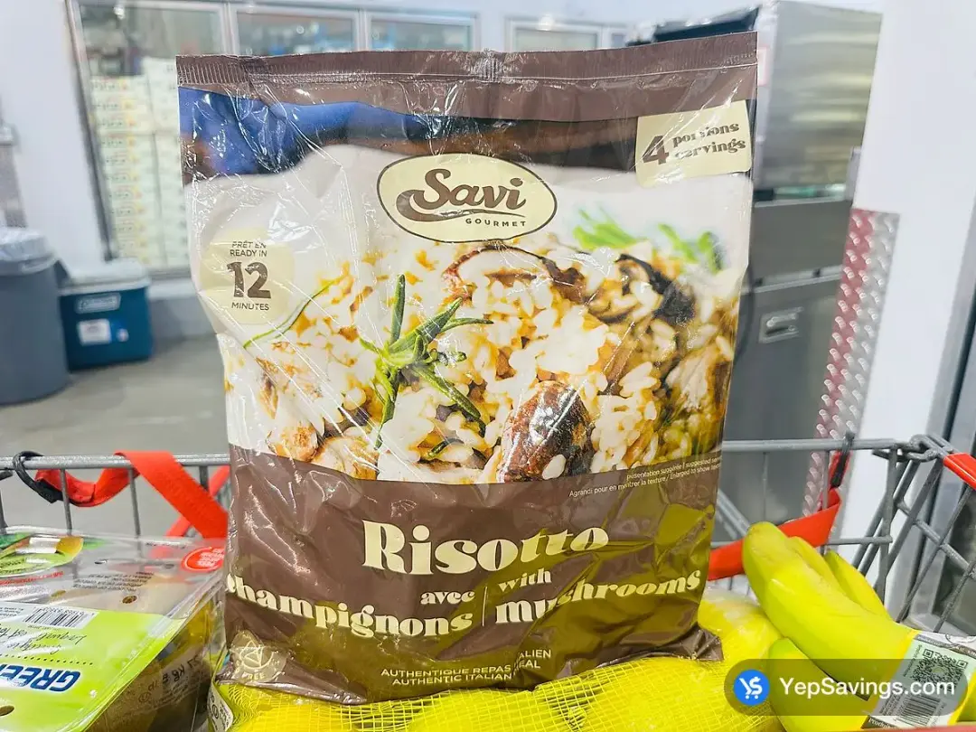 SAVI GOURMET JISOTTO WITH MUSHROOMS 4 x 340 g - Costco Canada (ITM 1234438)