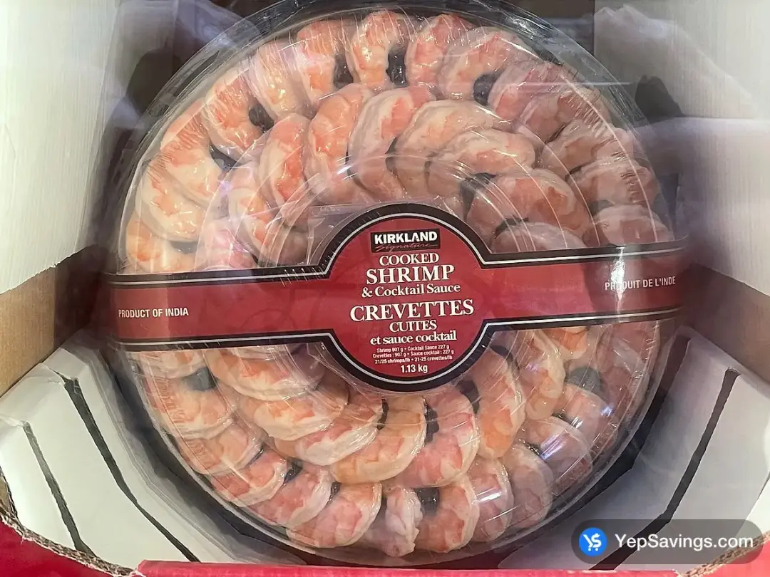 KIRKLAND SIGNATURE SHRIMP RING 1.13 kg - Costco Canada (ITM 1242712)