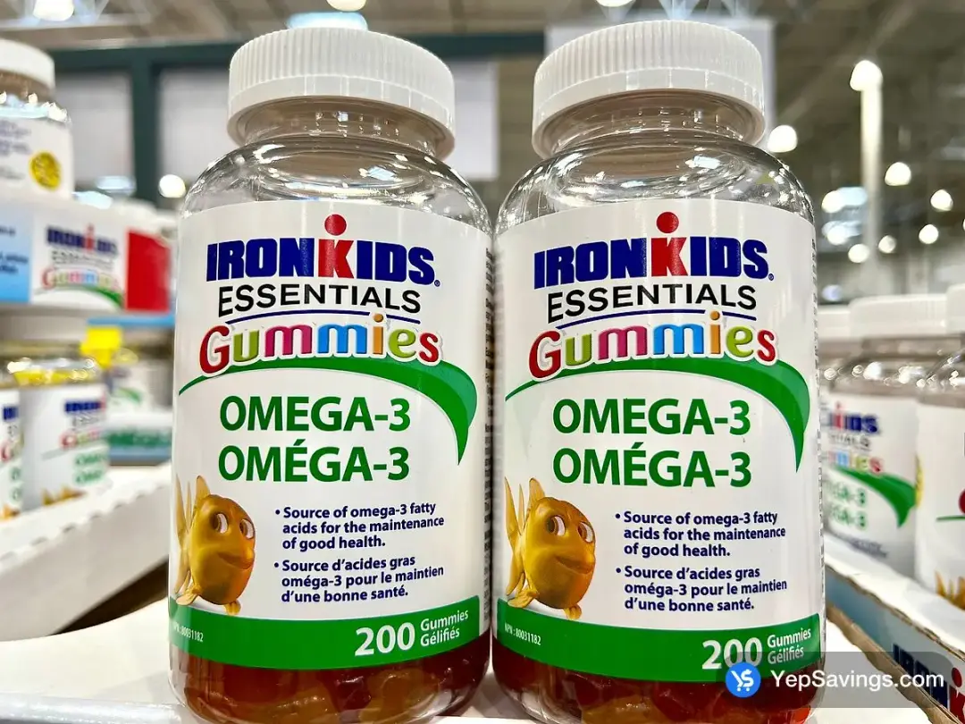 IRON KIDS OMEGA 3 200 GUMMIES - Costco Canada (ITM 441284)