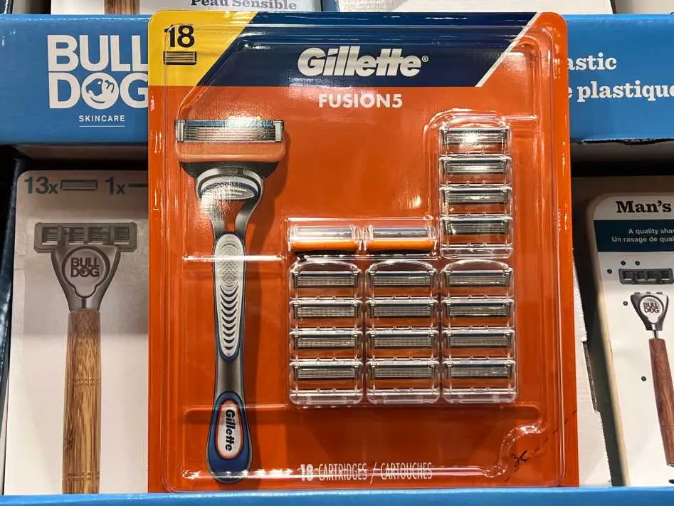 GILLETTE FUSION5 CARTRIDGES PACK OF 18 - Costco Canada (ITM 1273931)