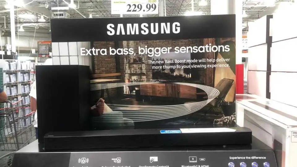SAMSUNG HW-B53C/ZC 360W SOUNDBAR WITH ^ WIRELESS SUBWOOFER - Costco Canada (ITM 2335300)