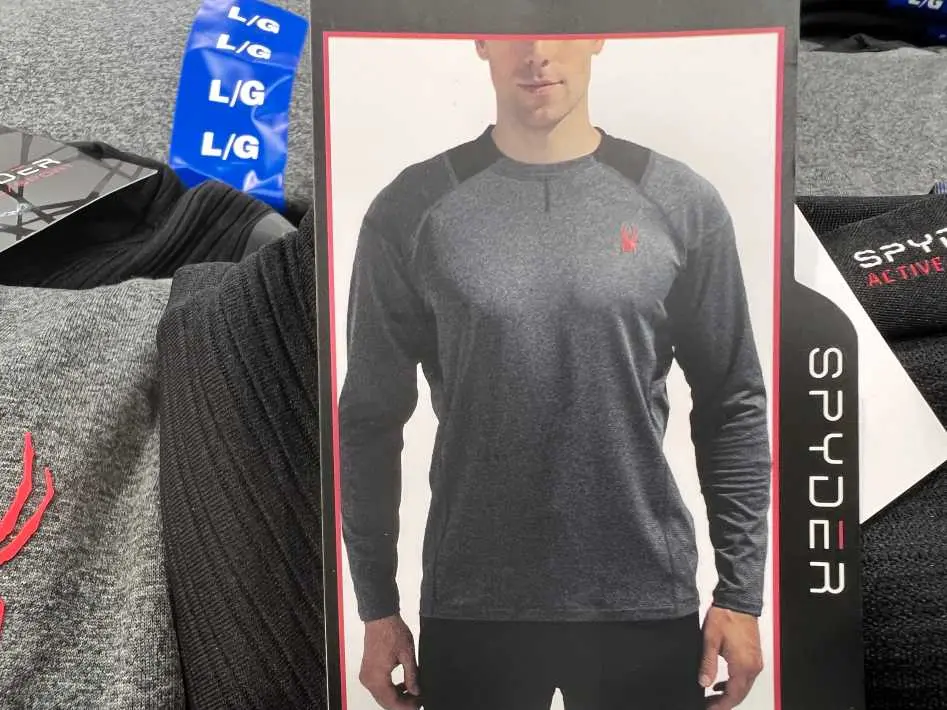SPYDER LONG SLEEVE T - SHIRT MENS SIZES S - XXL - Costco Canada (ITM 1224610)