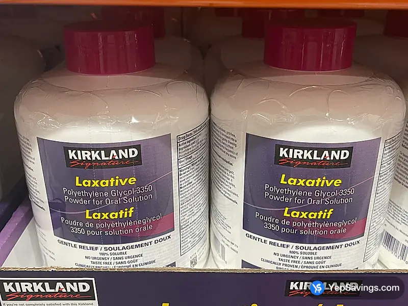 Costco KIRKLAND SIGNATURE LAXATIVE 2 x 60 DOSES