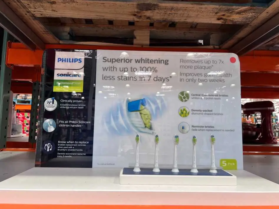 PHILIPS DIAMONDCLEAN BRUSH HEADS 5 PACK - Costco Canada (ITM 1182279)