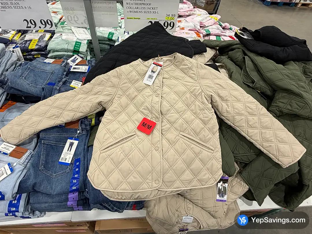 WEATHERPROOF COLLARLESS JACKET + WOMENS SIZES XS-L - Costco Canada (ITM 1184401)