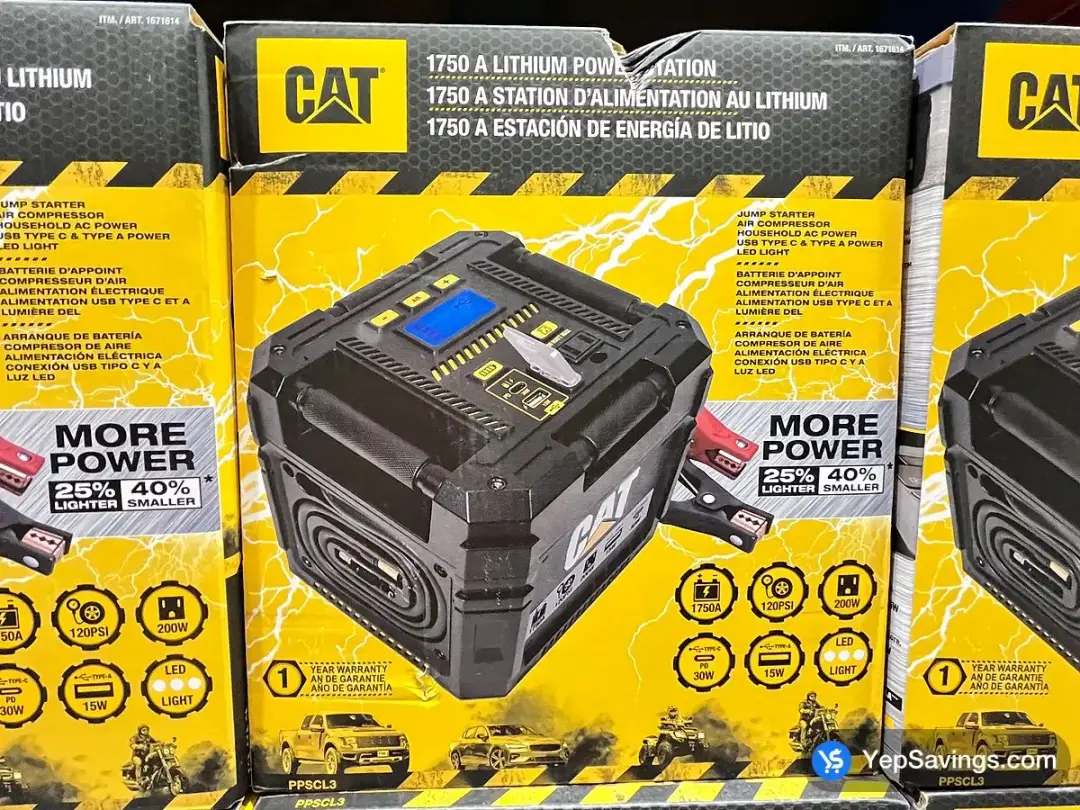 CAT LITHIUM JUMP STARTER 1750 A - Costco Canada (ITM 1671614)