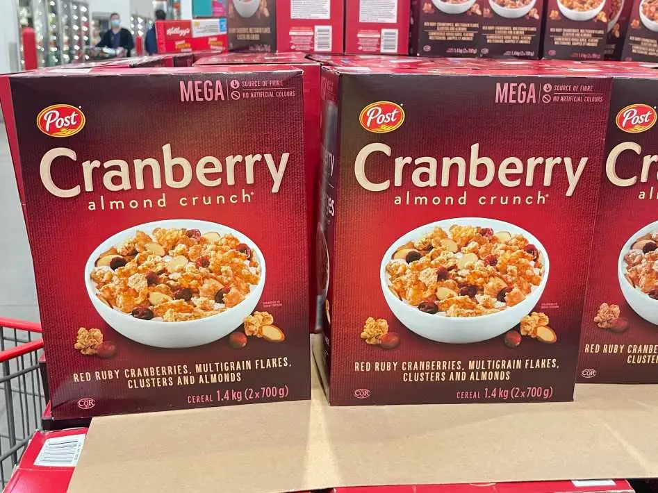 POST CRANBERRY ALMOND CRUNCH 1.4 kg - Costco Canada (ITM 262282)