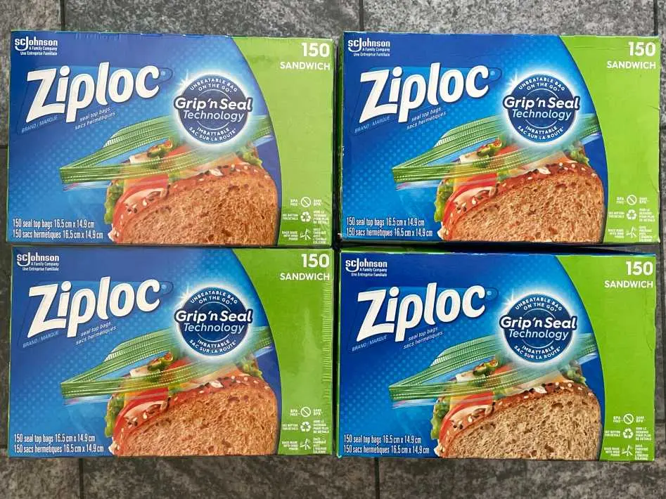 ZIPLOC SANDWICH BAG 4x150 - Costco Canada (ITM 105134)