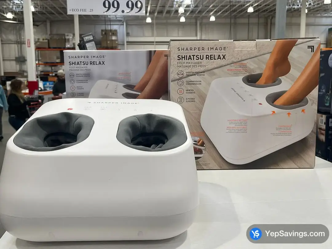 SHARPER IMAGE SHIATSU LUXE FOOT MASSAGER - Costco Canada (ITM 1583880)
