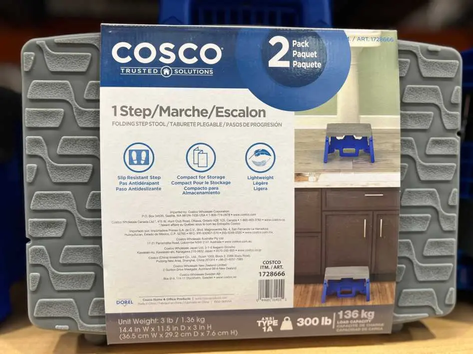 COSCO STEP STOOL PACK OF 2 - Costco Canada (ITM 1728666)