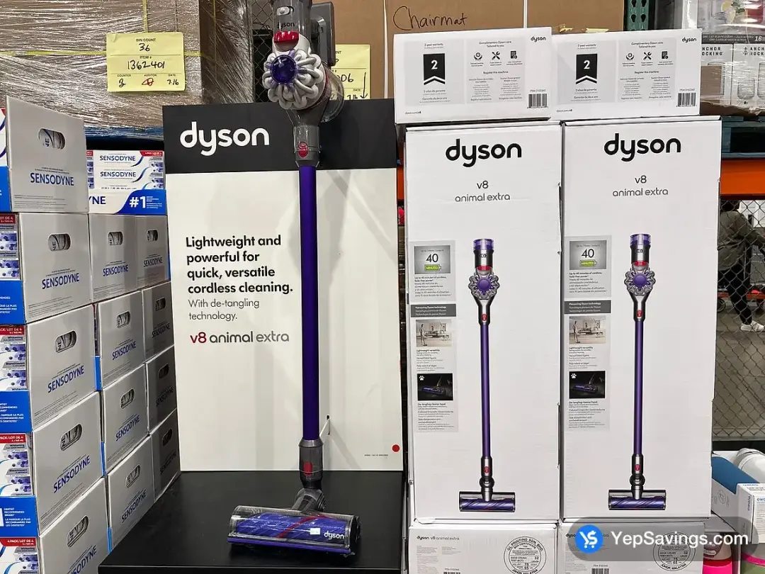 COSTCO DYSON V8 ANIMAL EXTRA CORD-FREE VACUUM – (ITM 3102260)