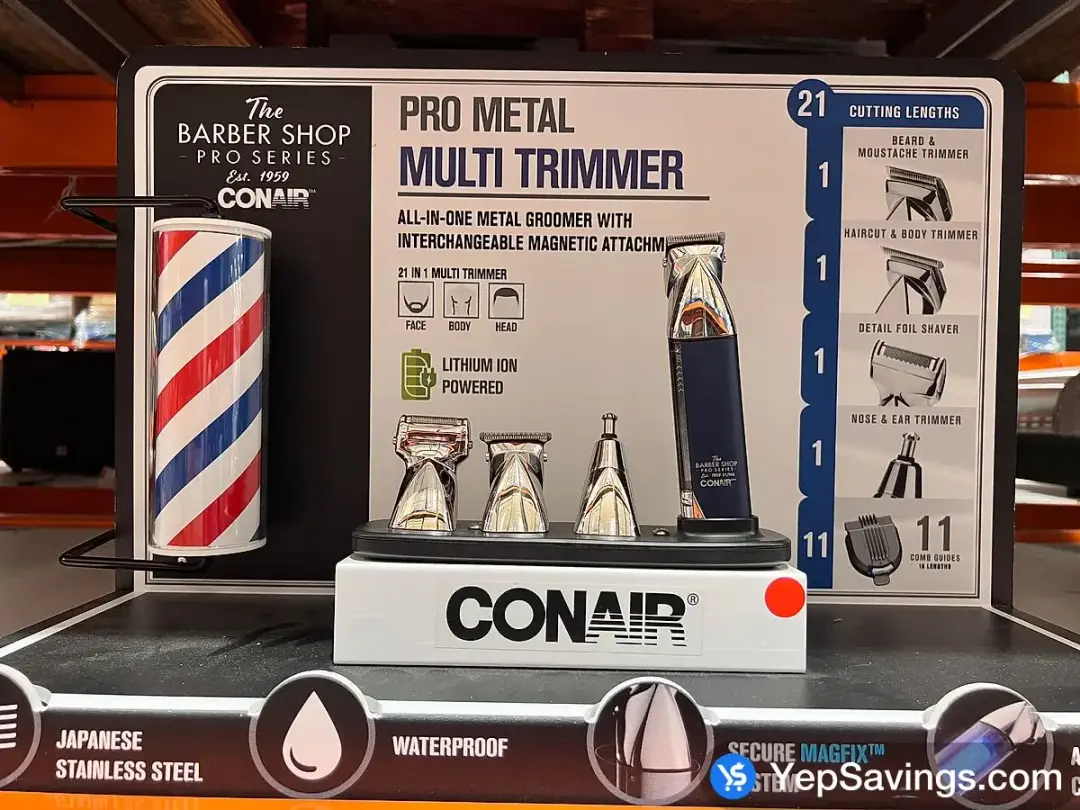 BARBER SHOP BY CONAIR MULTI TRIMMER PRO SERIES - Costco Canada (ITM 1707136)