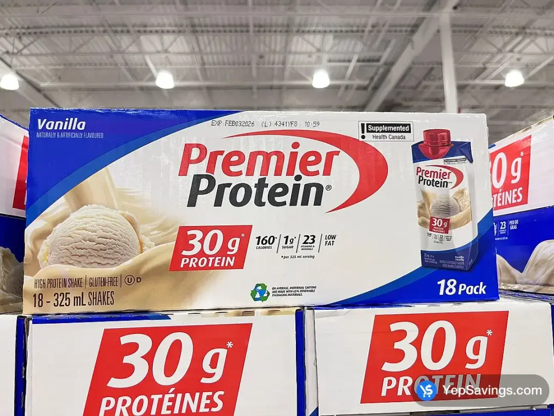 PREMIER NUTRITION PROTEIN SHAKE 18 x 325 mL - Costco Canada (ITM 985090)